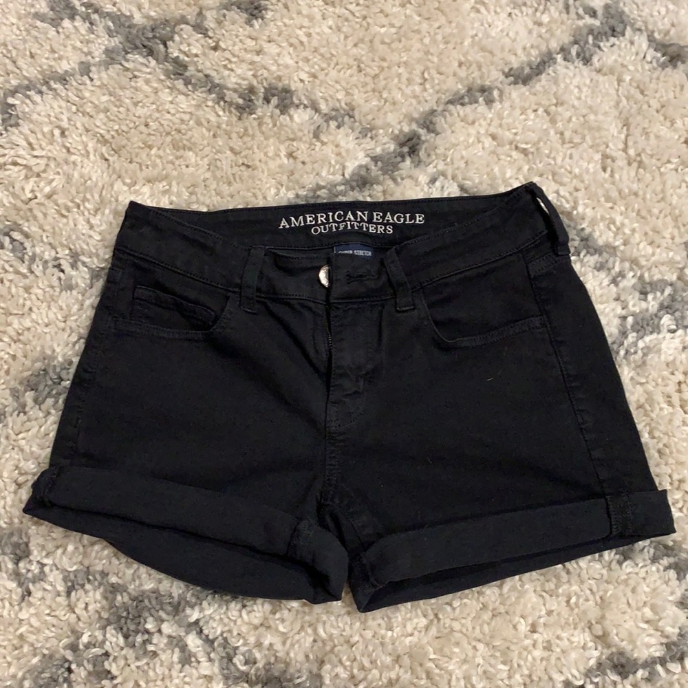 Black American Eagle Shorts